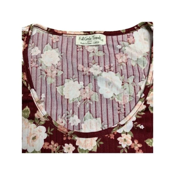 FULL CIRCLE Ribbed Shirt (L) - Picture 3 of 3